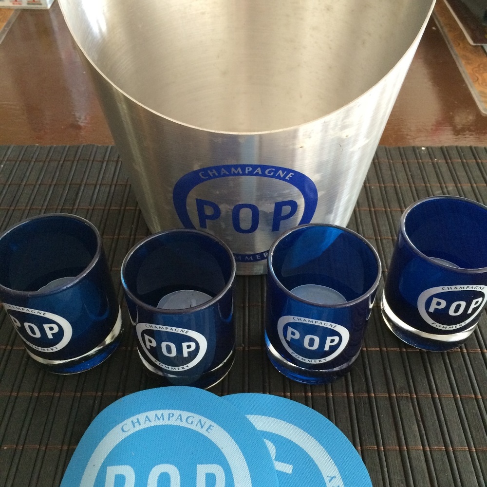 CHAMPAGNE BUCKET/ 4 CANDLES/ ANNIVERSARY/PARTY